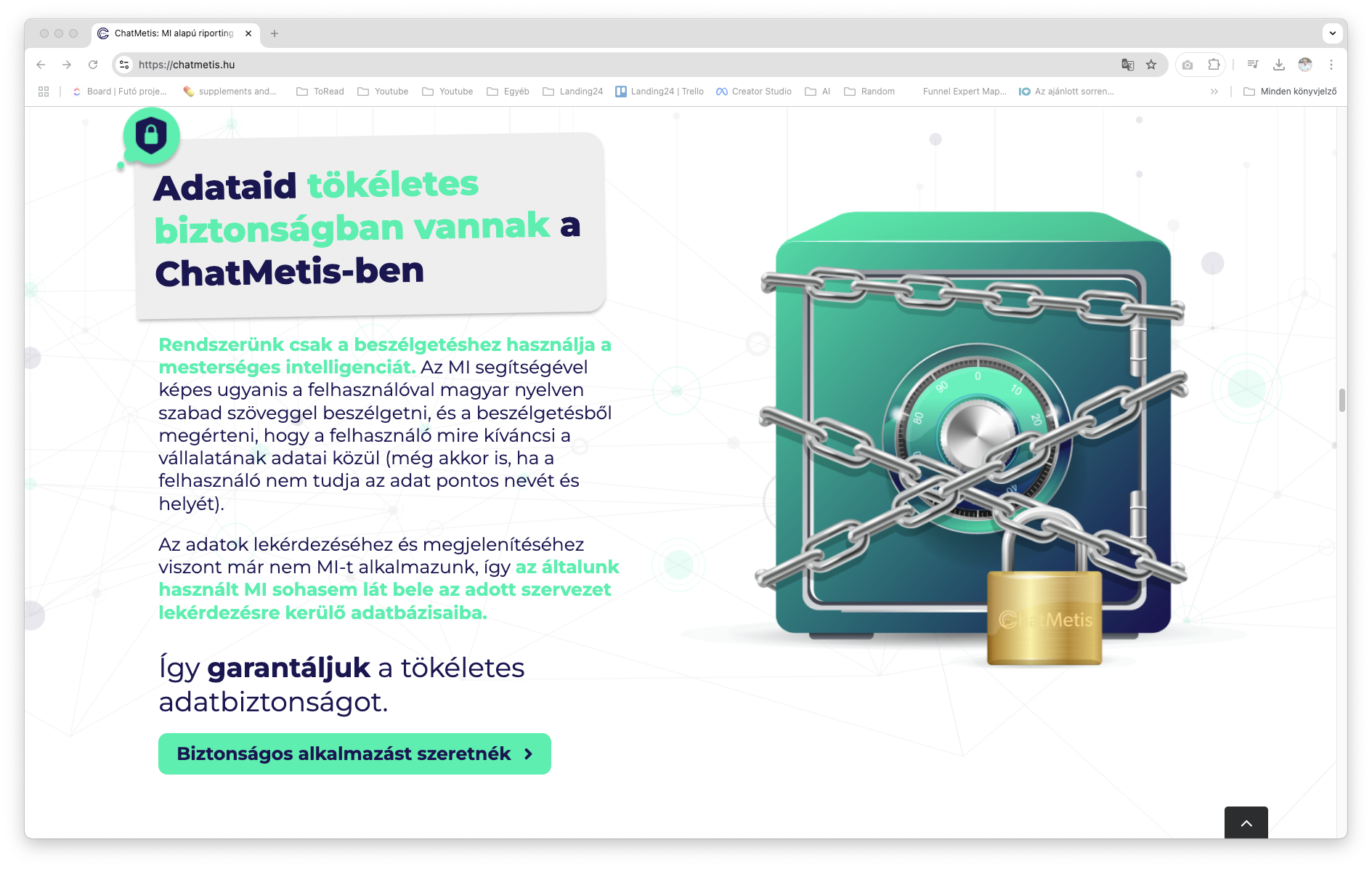A jó Landing oldal a fókusz és a célzott figyelem eredménye