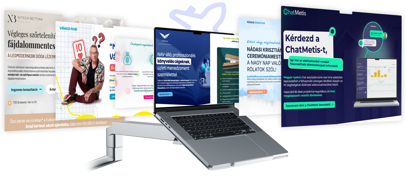 A Landing oldalak átlagos konverziója ~6,6%, weboldalaké csak 2-3%