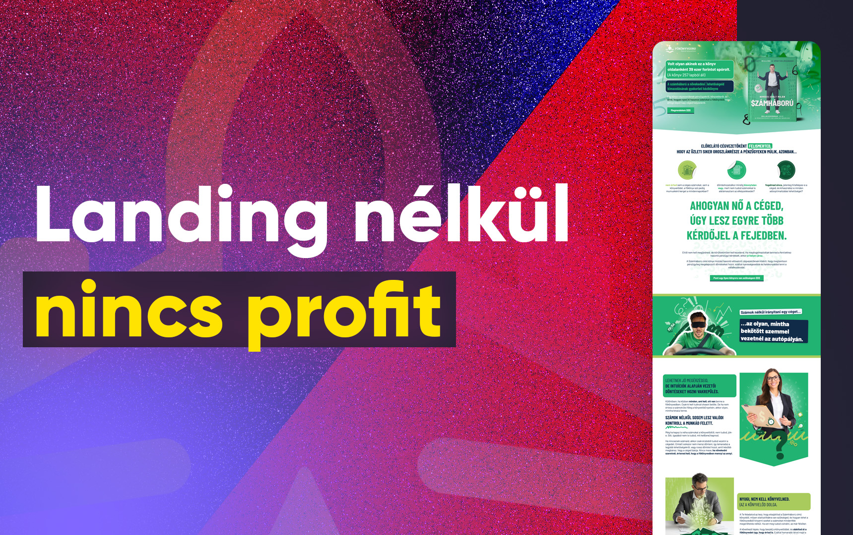 Landing nélkül nincs profit - és ez nem túlzás!