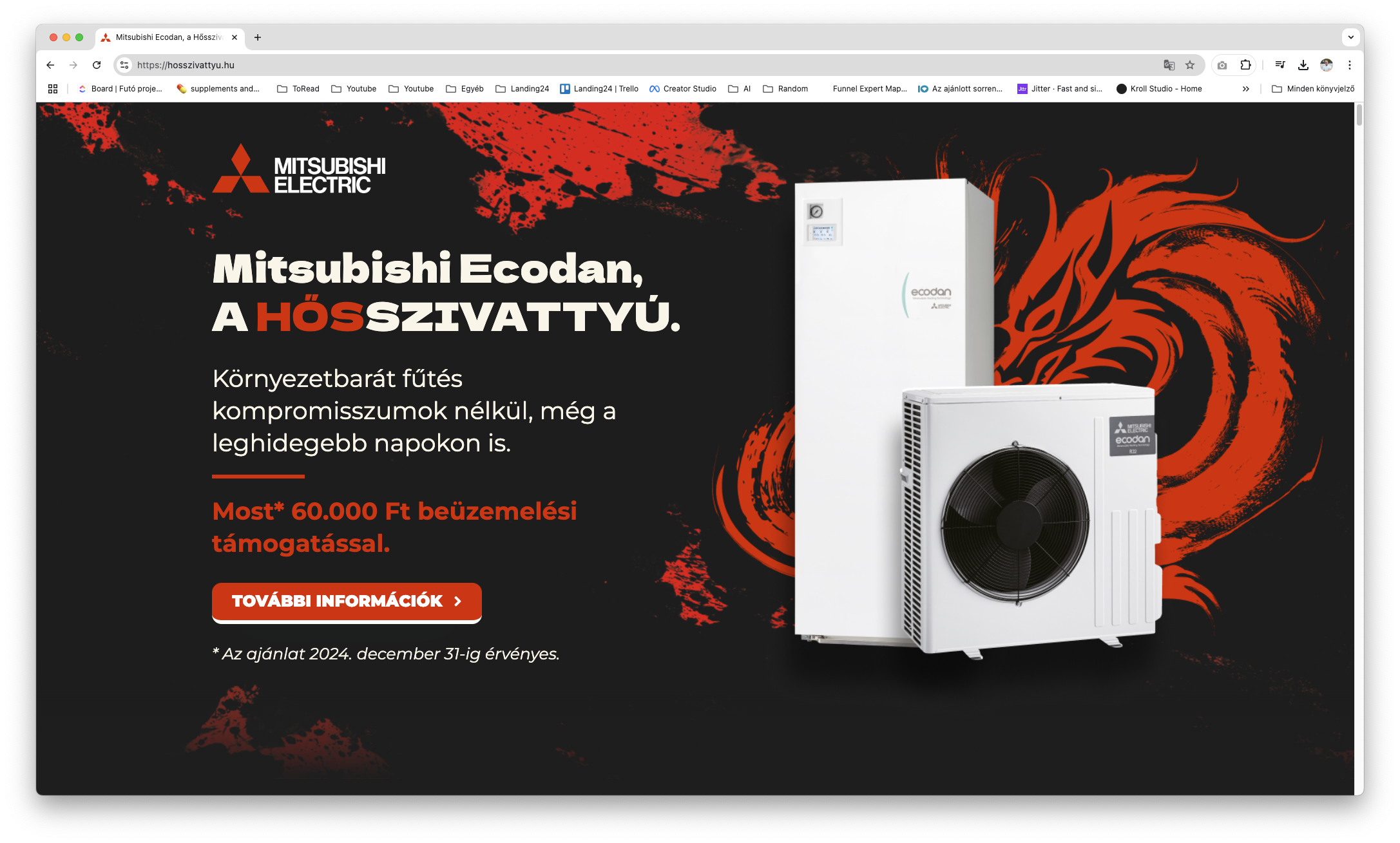 A Hősszivattyú oldalán azonnal átjön az „aha, ez nekem szól” érzés.