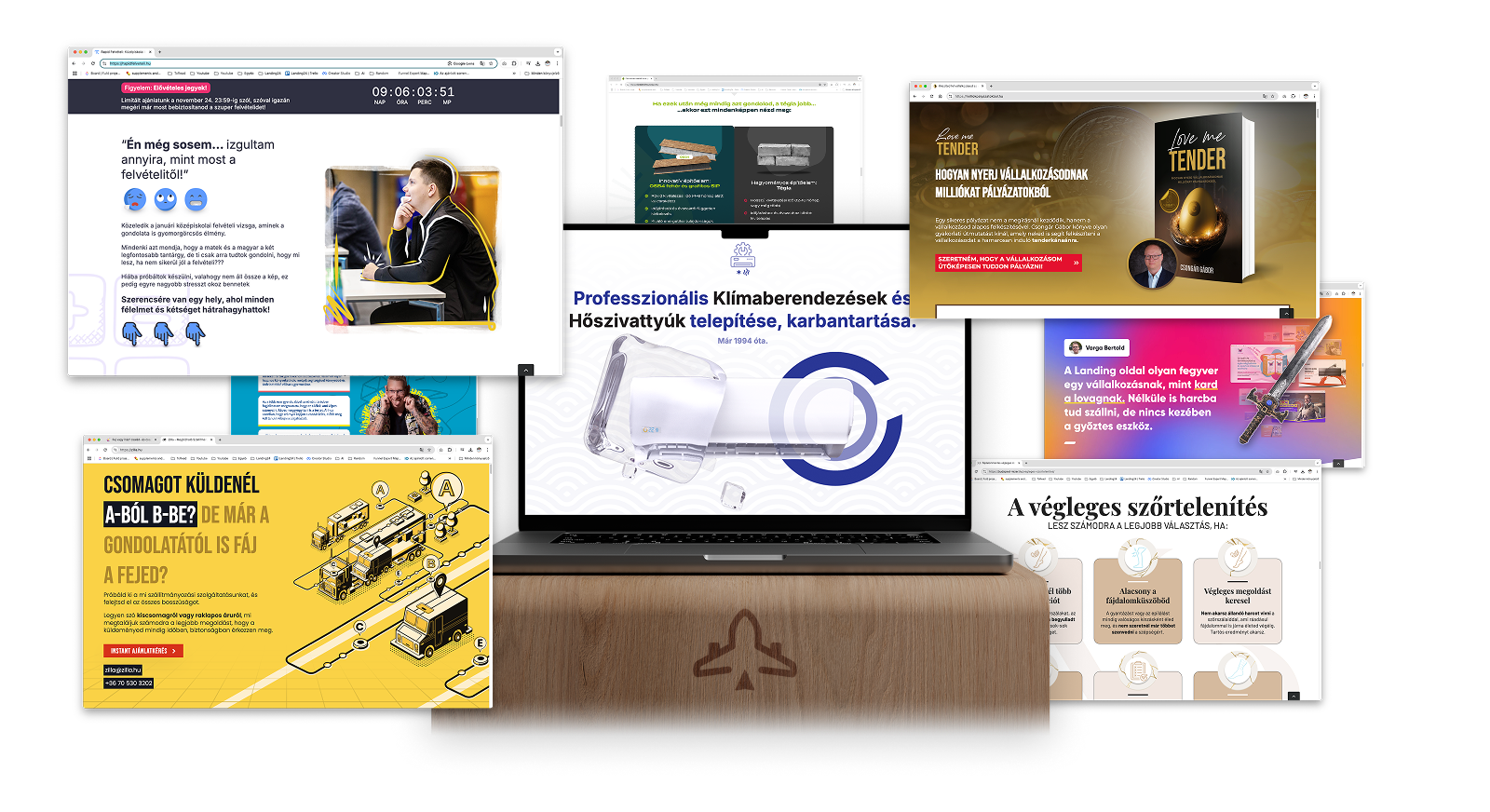 Egy jó Landing oldal minden elemével a konverziót segíti elő - a címsortól a gombszövegig