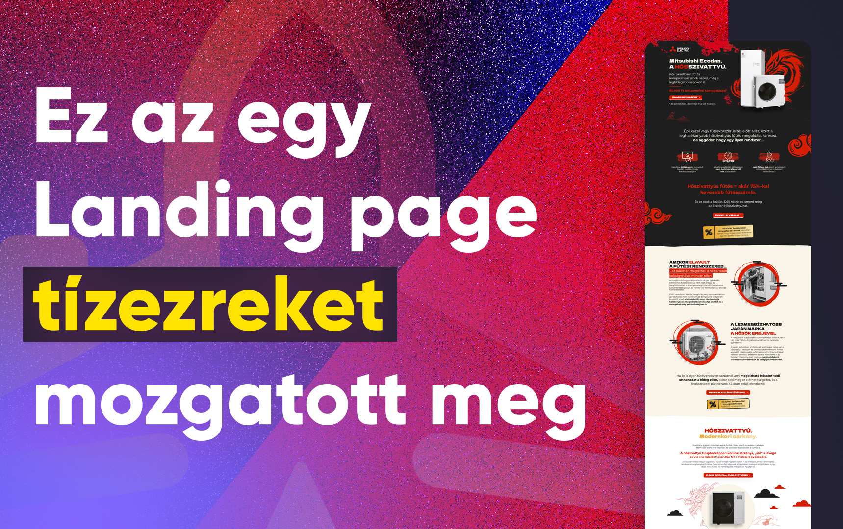 Ez az egy Landing page tízezreket mozgatott meg (mutatjuk hogyan)