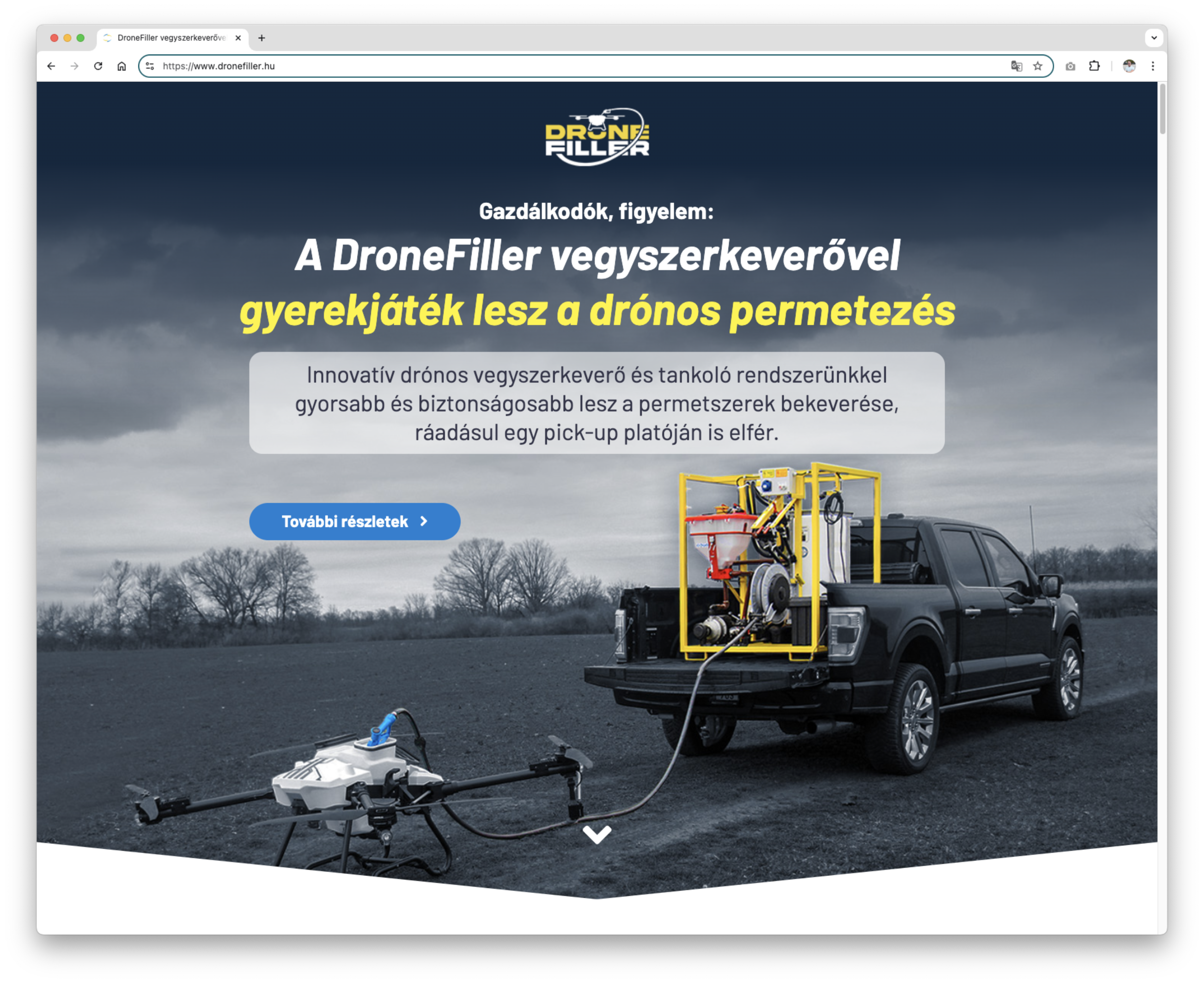 A DroneFiller Landing bizonyítja, hogy egy innovációs termék is lehet izgalmas
