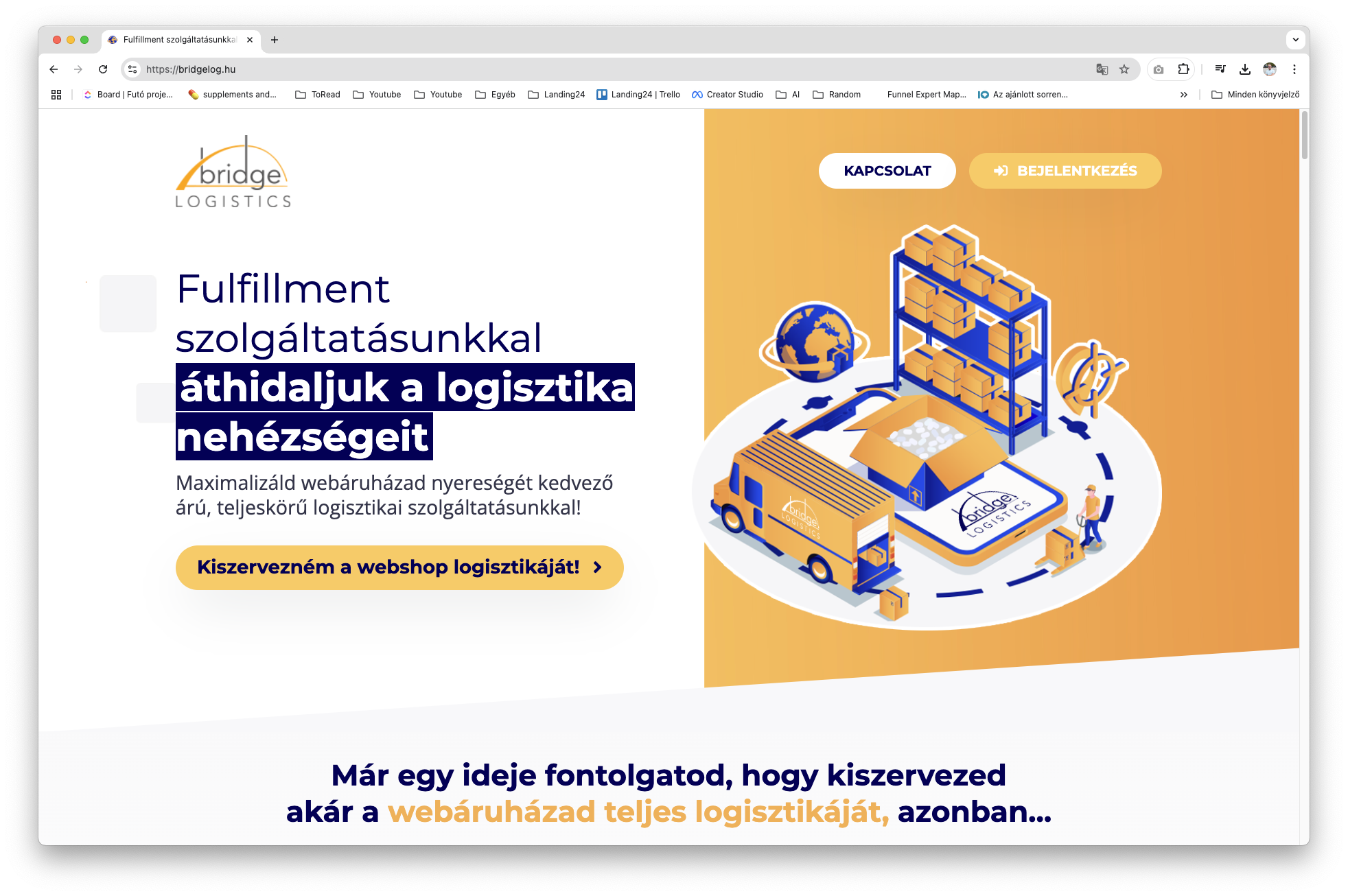 A Landing egyetlen célra épül: konverzióra