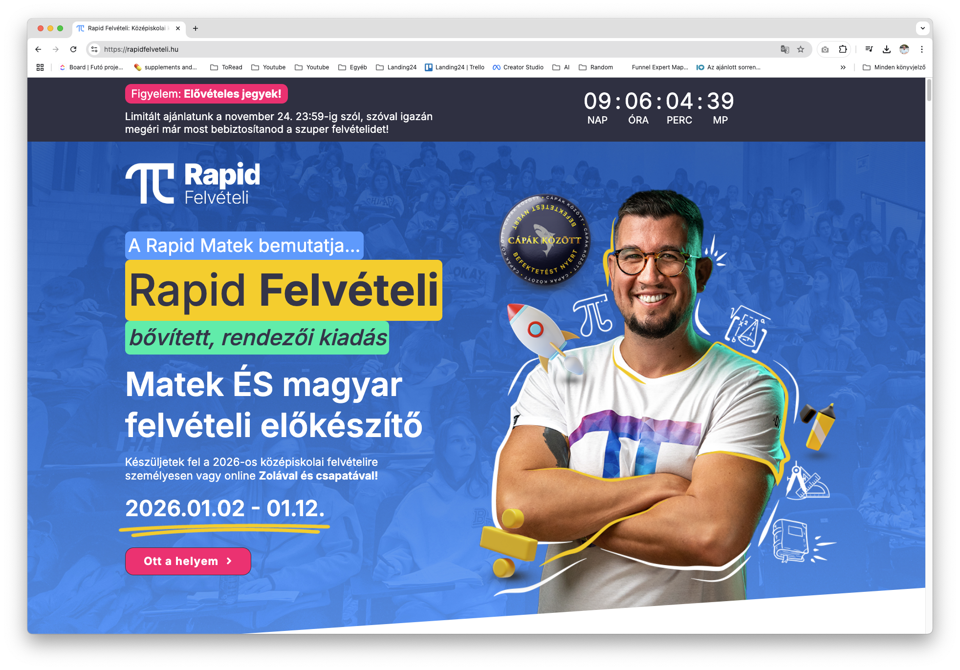 A Landing rendszerű sales page extra értékesítési potenciált kínál