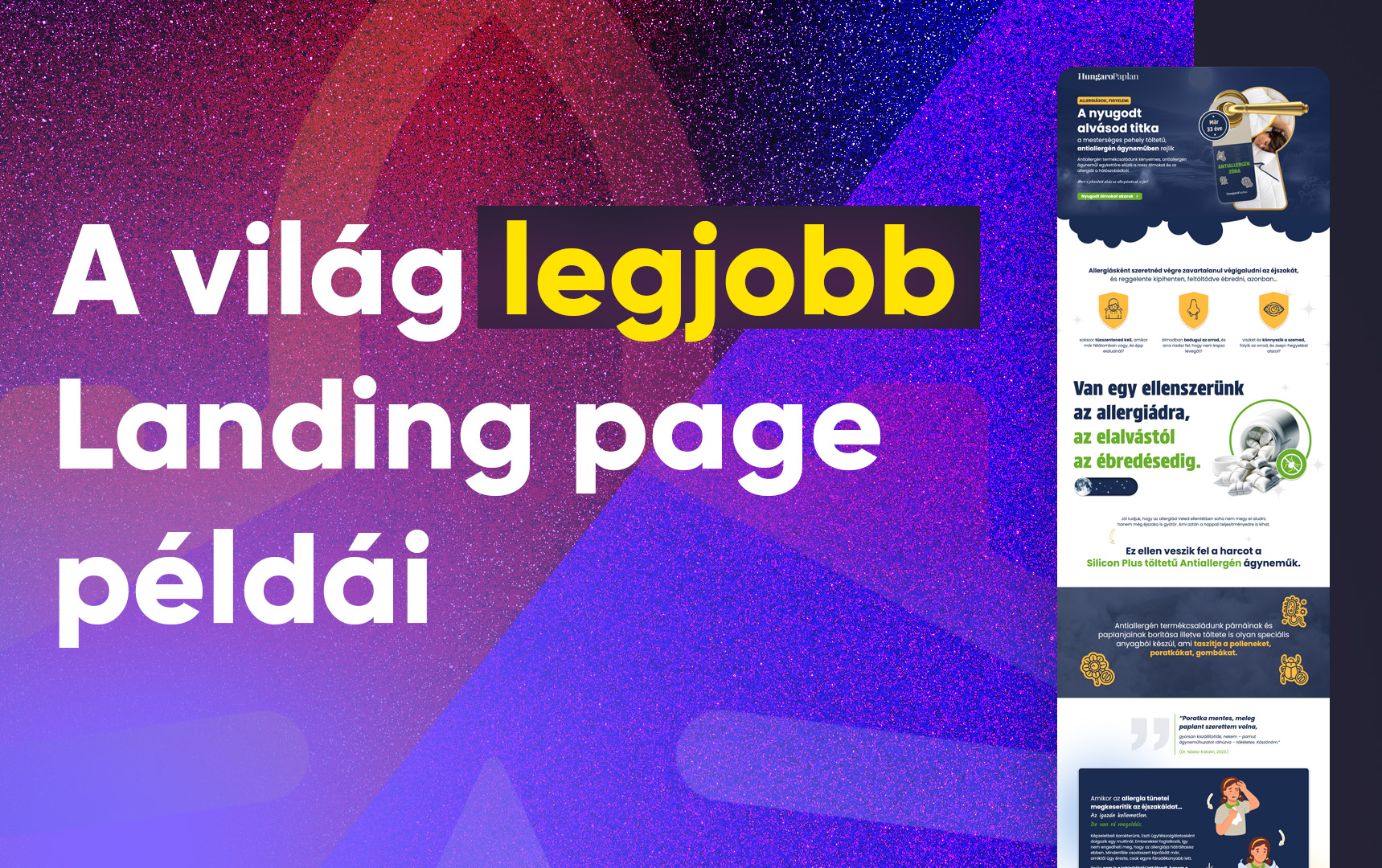 A világ legjobb Landing Page példái