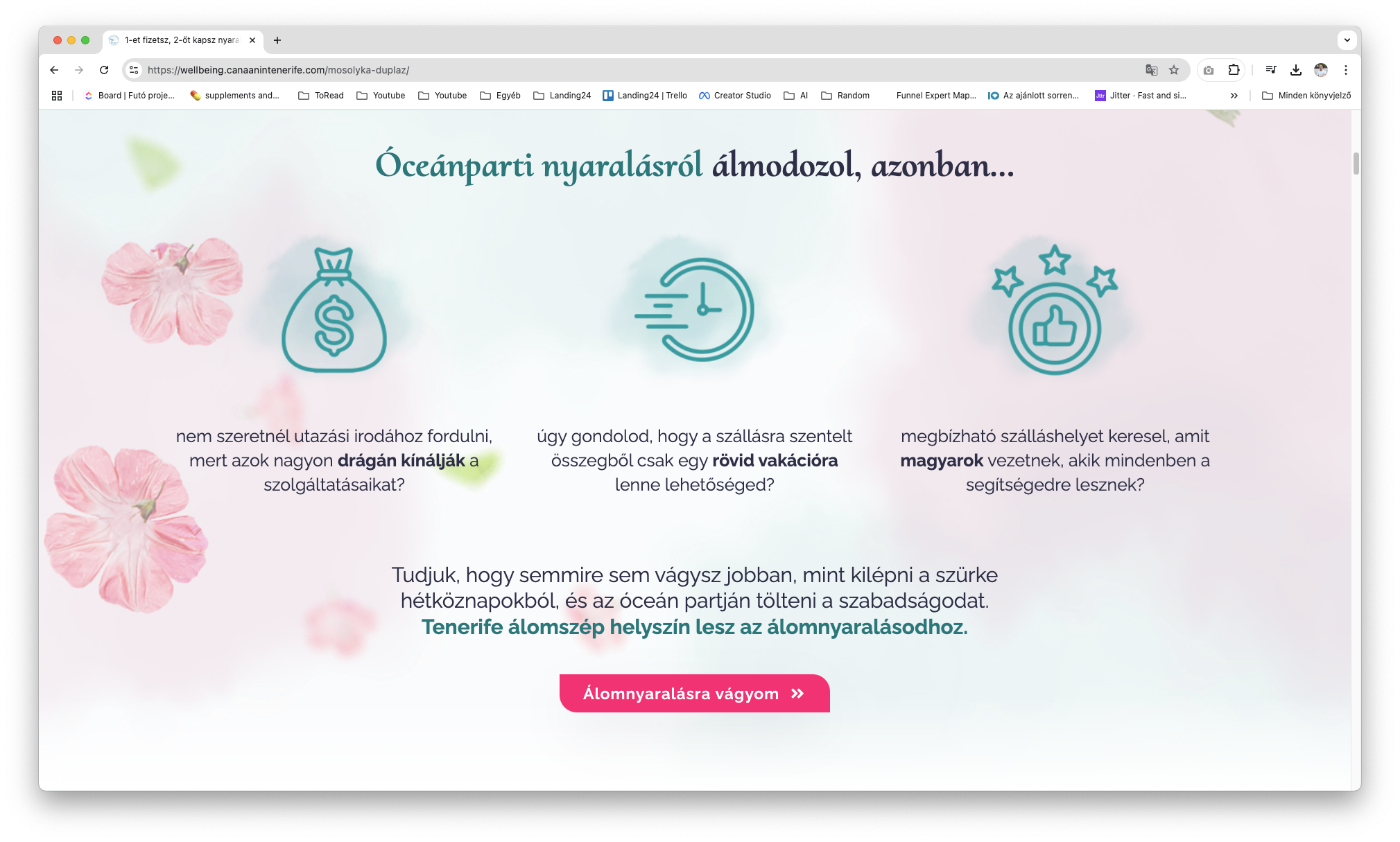 Használj energikus, vágykeltő fogalmakat a CTA gombfeliratoknál