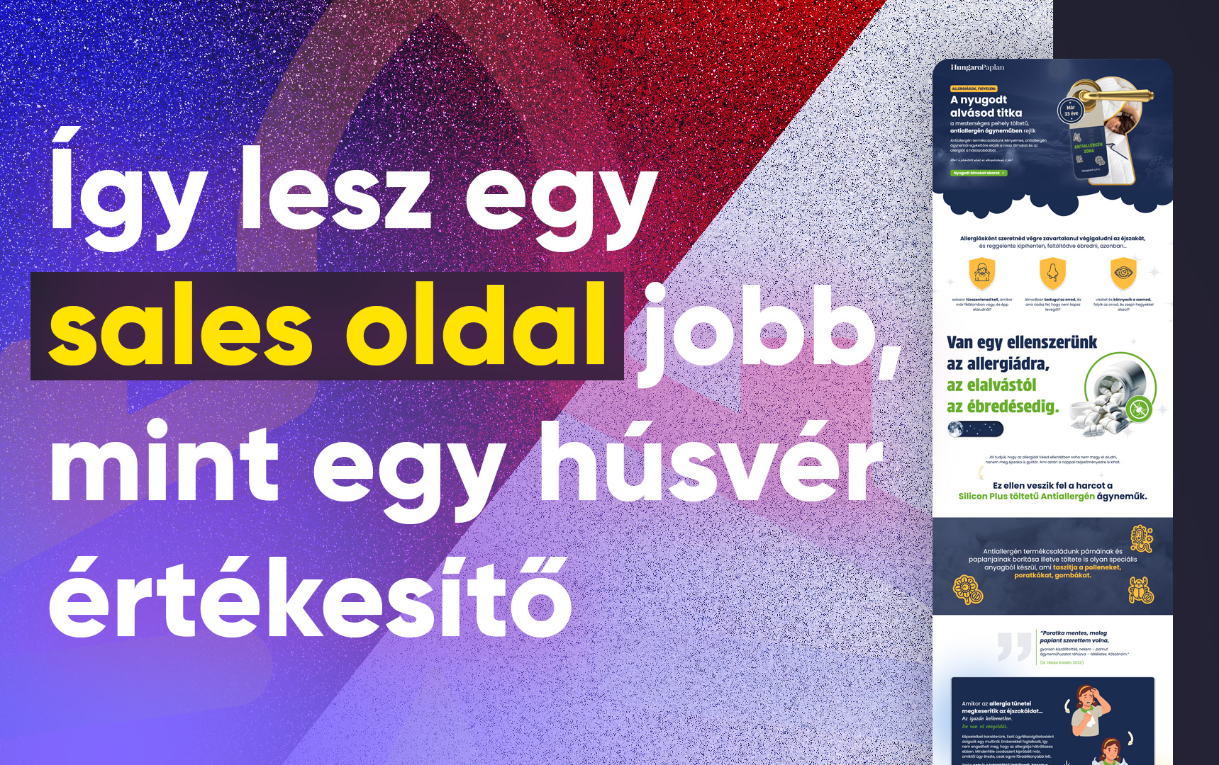 Így lesz egy sales oldal jobb, mint egy húsvér értékesítő