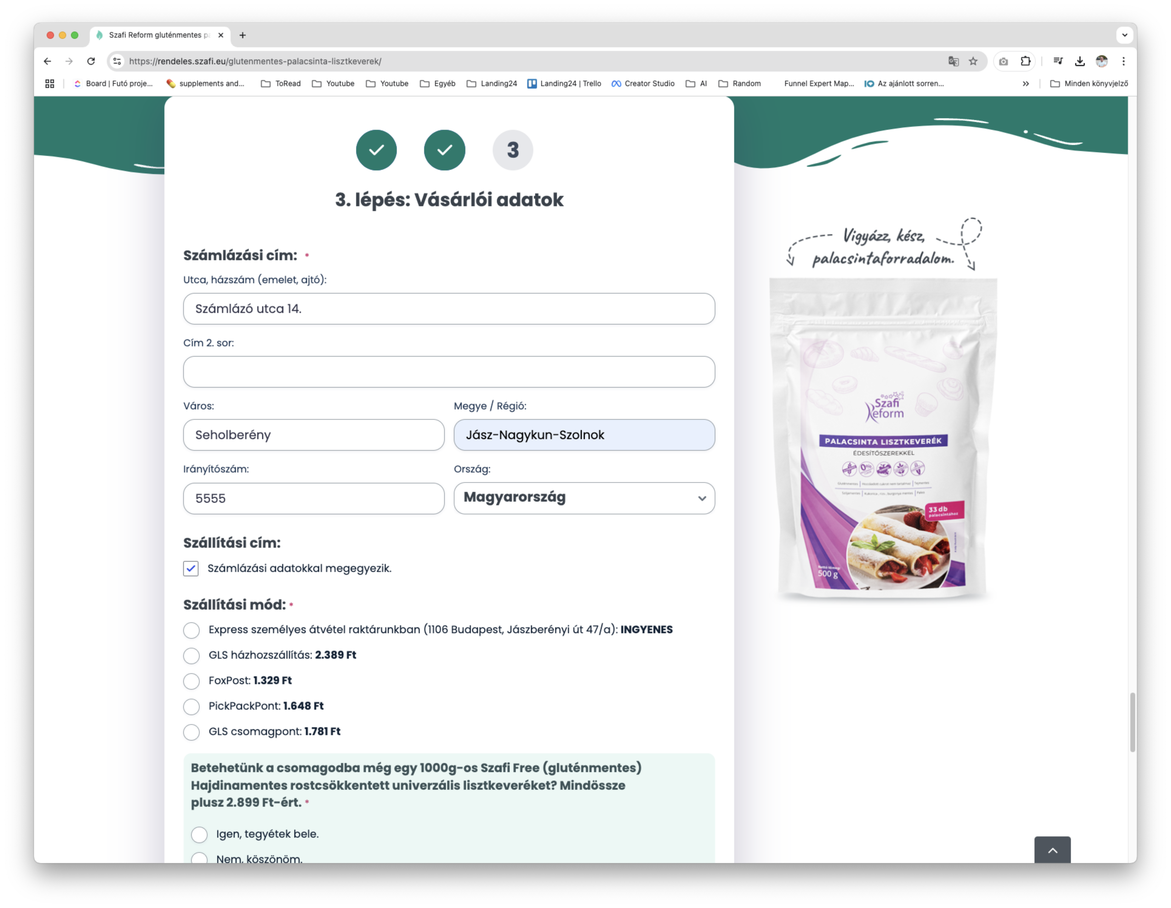Kérd meg a barátaidat, hogy teszteljék az oldalt