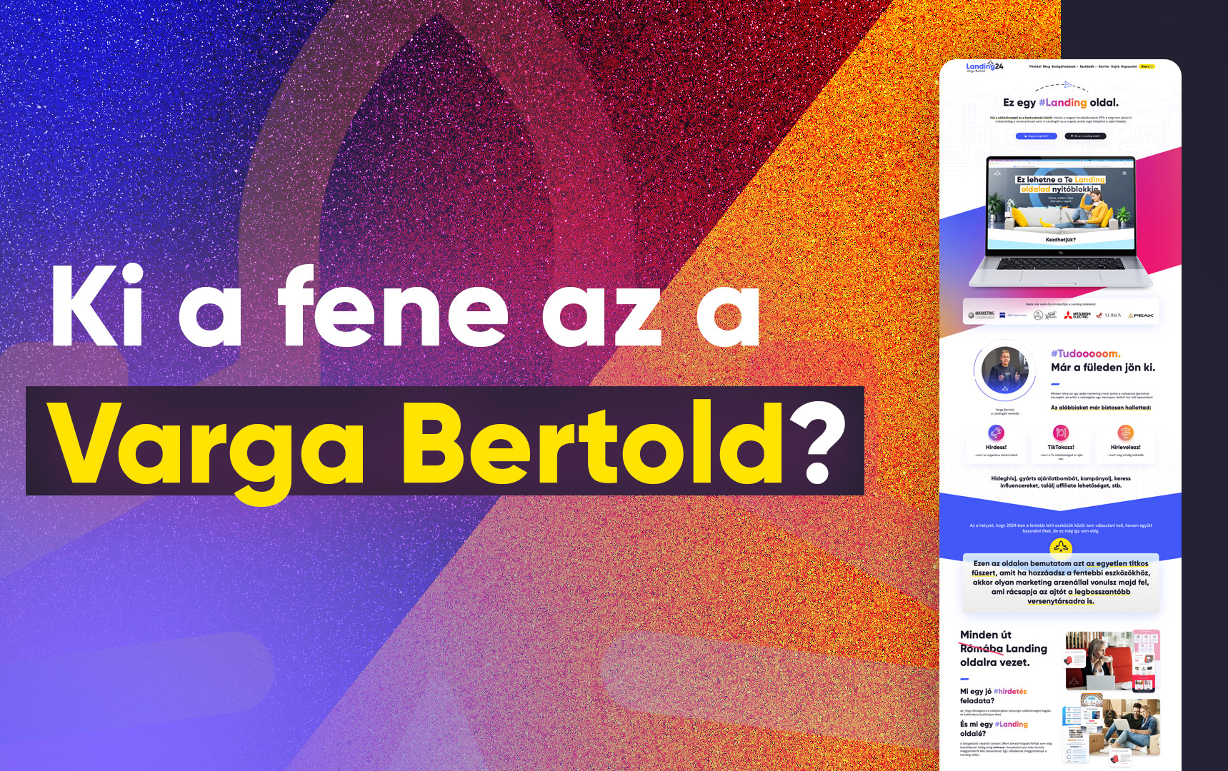 Ki a fene az a Varga Bertold?