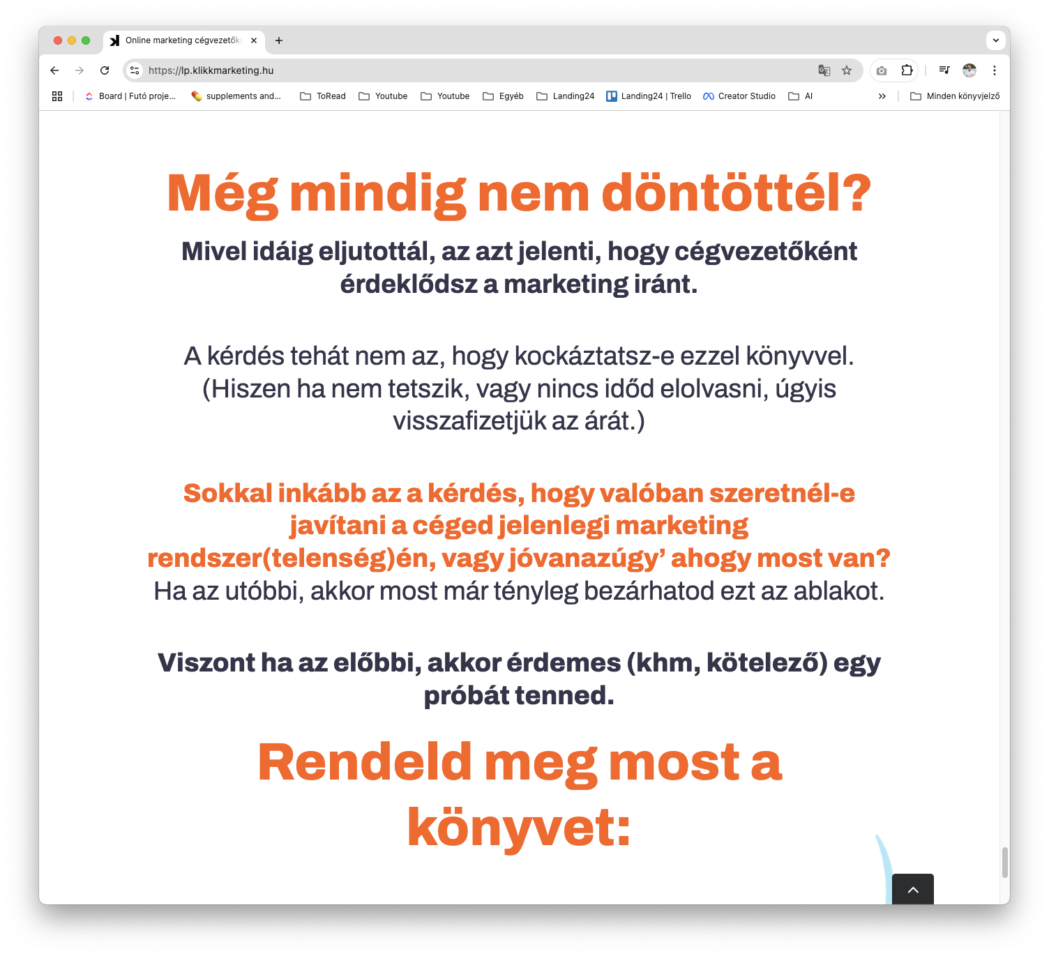 Landing oldalakkal akár 3x-os konverziót is elérhetsz