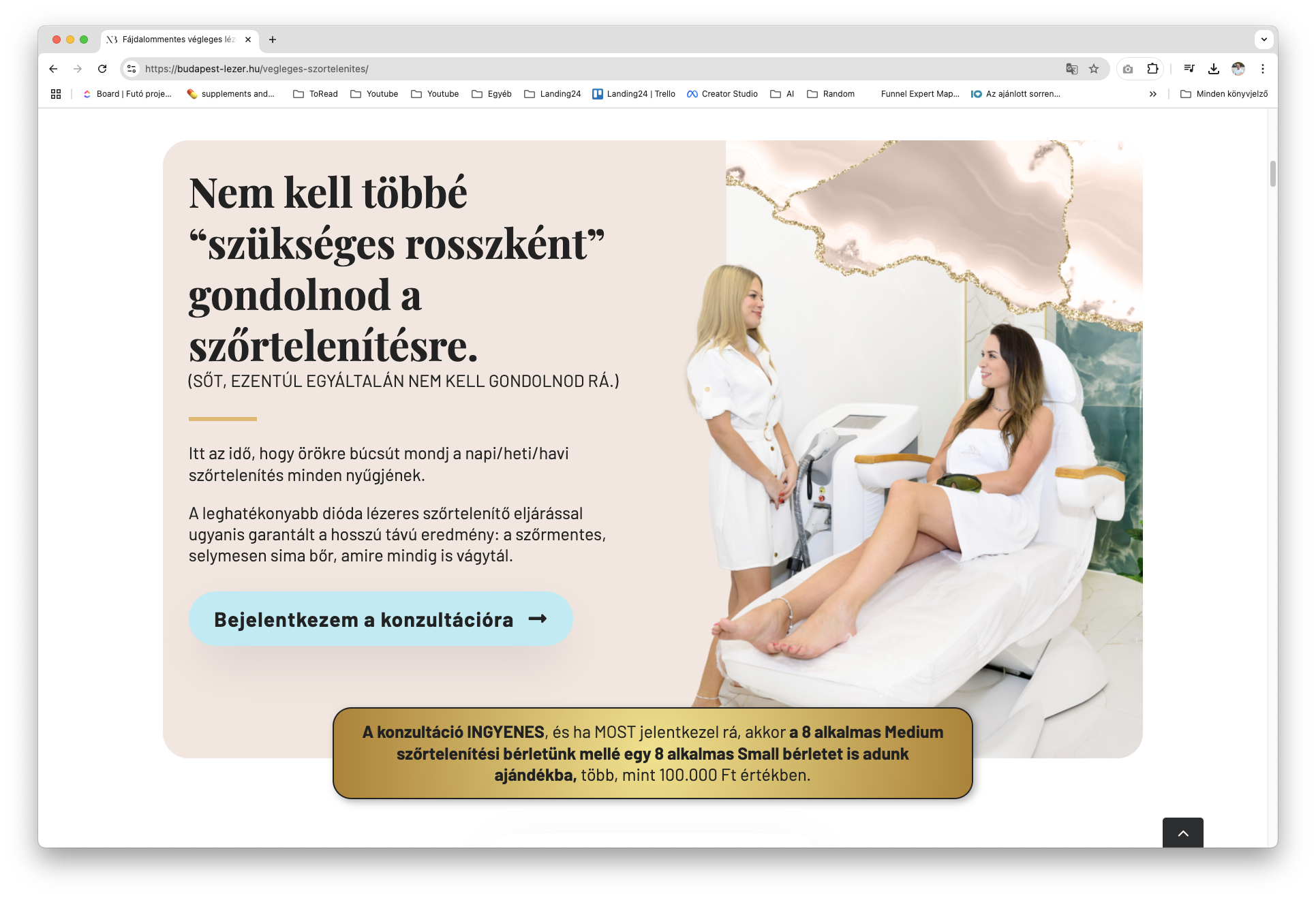 Landing oldallal az eredmény kevesebb elkalandozás, több figyelem