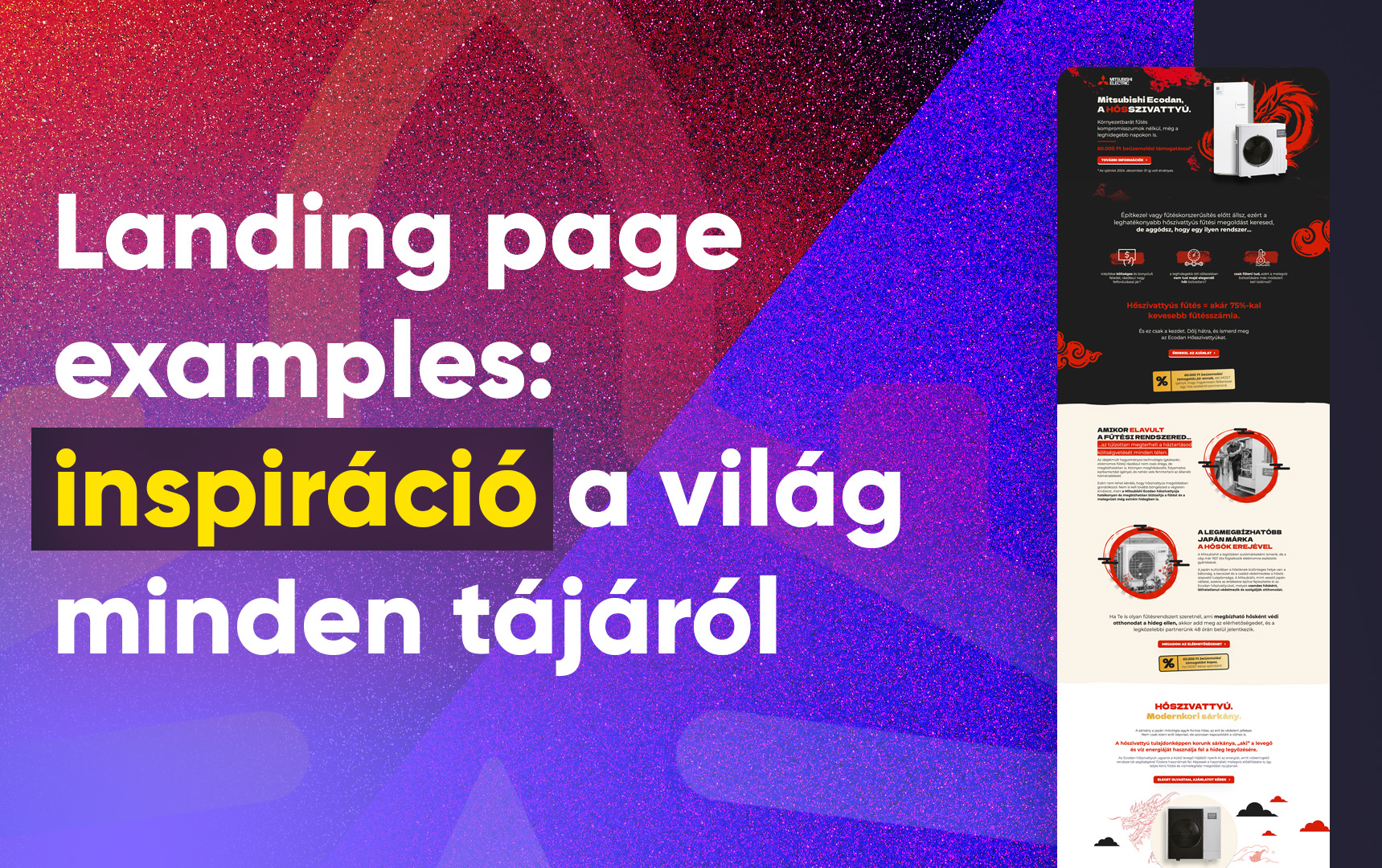 Landing page examples - inspiráció a világ minden tájáról