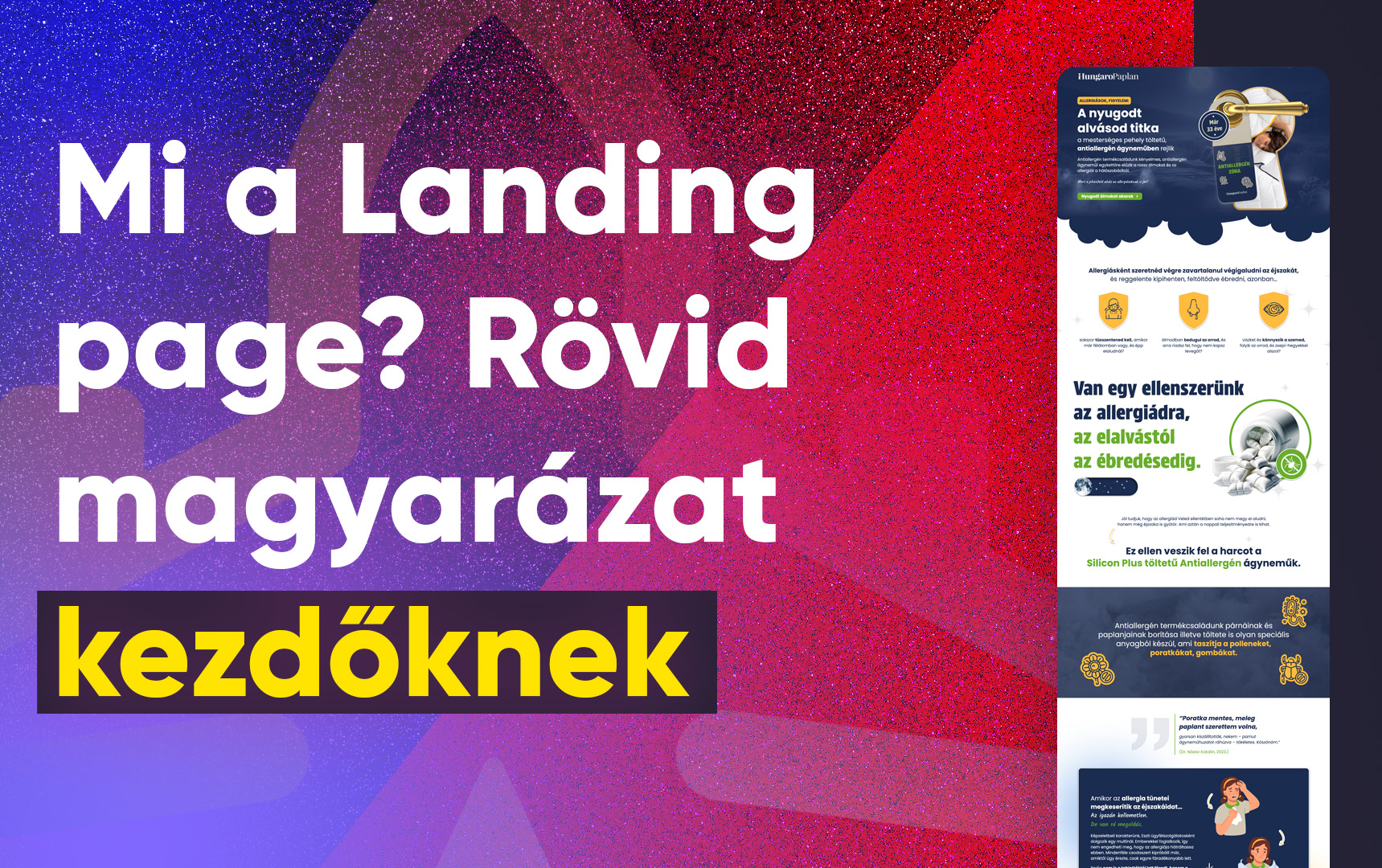 Mi a Landing page? Rövid magyarázat kezdőknek