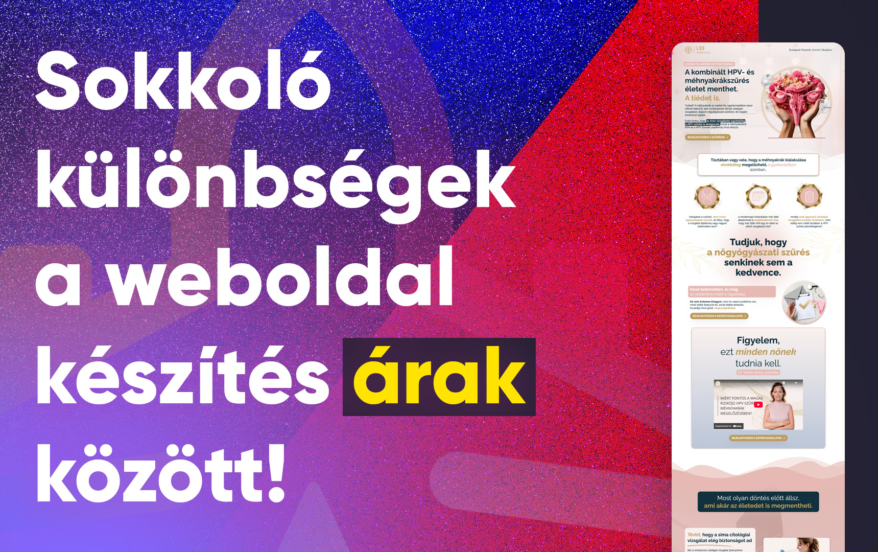 Sokkoló különbségek a weboldal készítés árak között!